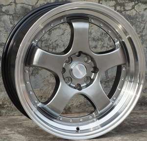 Rodas Personalizadas de Peças Automotivas em Liga de Alumínio de Luxo 15 17 18 Polegadas 4X100 5x114.3 ET 20 25 35mm CB 73.1 HK99002 Rodas para Carros de Passageiros - Product Image 3