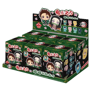 Portachiavi con Figurine in PVC di <span class=keywords><strong>Demon</strong></span> <span class=keywords><strong>Slayer</strong></span>, Tanjirou Nezu Ko con Orecchie da Gatto, Anime Giapponese, Blind Box - Product Image 1