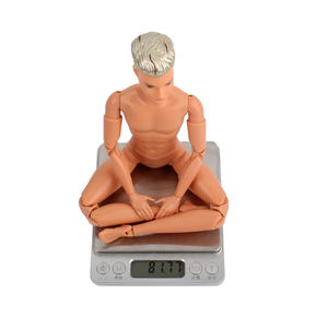 21個の可動関節を持つABSプラスチック製の男性ヌードドール、全身可動のスーパーモデルドール、関節付きの白い肌の男性ドール - Product Image 3