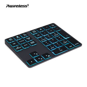 Aluminum Pc Numpad Calculator Wireless bluetooth Number Pad Rechargeable Numeric Illuminated Keypad - Product Image 1
