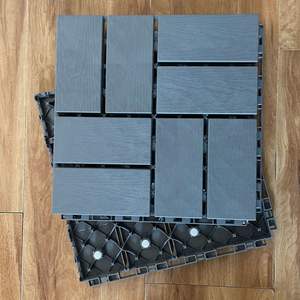 Azulejos de cubierta entrelazados para exteriores modernos, balcón, terraza, suelo de jardín personalizable, plástico PP antideslizante, 20mm, compatible con bricolaje - Product Image 5