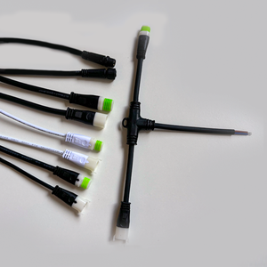 Lampu LED IP67 M12 2-Pin 5-Pin Konektor Tembaga Tahan Air Luar Ruangan Kabel Pria dan Wanita Omei Cable AM-260 - Product Image 1