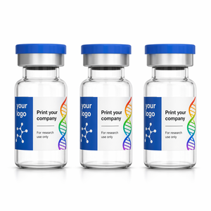 Research Use Self Adhesive Printed <b>Labels</b> Custom Logo Available for Peptide Specimen Xilin Vial Packaging - Product Image 4