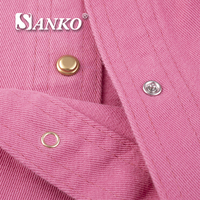 Boutons à pression en alliage de zinc SANKO avec placage or rose, certifiés Oeko-TEX 100, taille 12 mm pour vêtements - Logo personnalisé, vente en gros