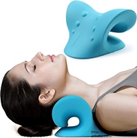 Appareil de traction chiropratique pour les épaules, relaxant, soulagement de la douleur, alignement de la colonne cervicale, oreillers de voyage en EVA pour le cou