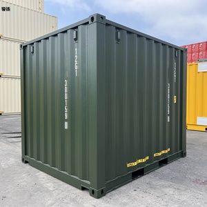 ตู้คอนเทนเนอร์เหล็กคอร์เทนแบบพกพาสั่งทำพิเศษ ขนาด 10 ฟุต 8 ฟุต 12 ฟุต 20 ฟุต สำหรับขาย ตู้เก็บของขนาด 10 ฟุต 10GP - Product Image 4