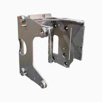 Pièces de cadre et de support structurel en acier inoxydable robuste sur mesure, usinées CNC avec brochage pour machines d'excavation