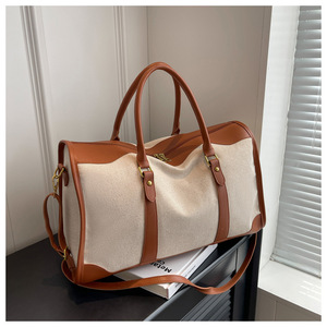 Bolsas de Lona y Cuero de Lujo Personalizadas de Fábrica, Bolsas de Viaje Deportivas Impermeables, Bolsas de Lona Resistentes a Olores al por Mayor con Bolsa para Zapatillas - Product Image 2