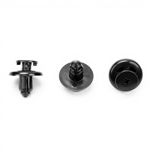 Clip de fixation en plastique noir pour panneau de carrosserie Mazda, 13x20x9mm, pour réparation de garde-boue, pièce de rechange BC1D56145 - Product Image 3