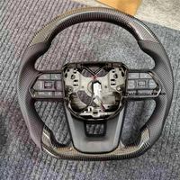 Volante de Fibra de Carbono Personalizado para Toyota Prado 120 150 Yaris Tacoma Lc200 A90 Supra 4Runner Mark X Chr Serie 79 Hiace