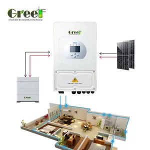 5kw Hybrid Solar system solar power system home energy power generator 550W PV 20kW 30kw