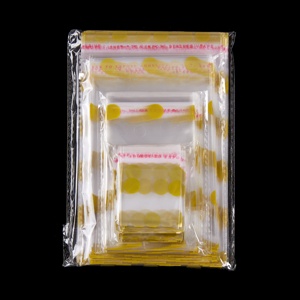 Wholesale Transparent Opp Self-Adhesive Plastic Bags Clear Opp Plastic Bags Packaging for Food Cookies Snacks - Product Image 2