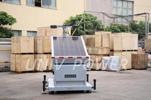 เสาไฟเคลื่อนที่สำหรับงานกลางแจ้งแบบควบคุมระยะไกลทุกสภาพพื้นผิว ปี 2026 พร้อมพลังงานแสงอาทิตย์ประสิทธิภาพสูง 3*490 วัตต์ สำหรับงานก่อสร้างและวิศวกรรม - Product Image 3