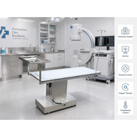Table d'opération vétérinaire VetsEcare C-arm avec plateau en acrylique pour usage chirurgical des animaux de compagnie – Équipement vétérinaire