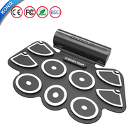 Popular Percussion Musical Instrument Portable Electronic Silicone Drums Wholesale Factory