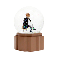 Ornement de boule de cristal anime gravé au laser 3D, écologique, en cristal K9, décor lumineux, cadeau personnalisé, vente en gros U-Wonderful