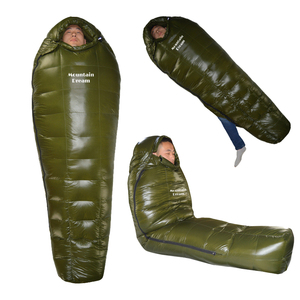 Sac de couchage blanc d'hiver pour adulte, type momie, chaud, adapté aux voyages de camping en trois saisons - Product Image 5