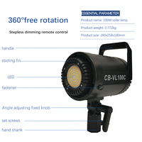 Lumière vidéo LED bicolore 100W éclairage de photographie avec kit d'éclairage vidéo Bowens Mount Lantern Softbox pour YouTube