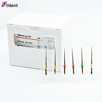 Limas Dentales Reciprocantes de Onda Primaria Doradas para Conductos Radiculares, Limas Rotatorias Activadas por Calor, Herramienta Flexible, Instrumento para Dentistas