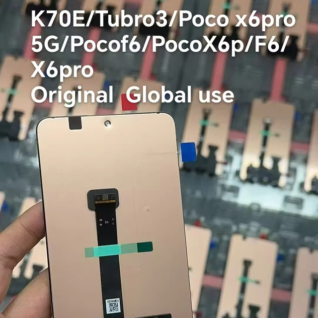 Original LCD Display for Redmi POCO X6 PRO 5g POCO F6 Turbo 3 XIAOMI K70E Touch Screen Panel Replacement Mobile Phone Lcds