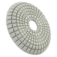 Tampons de polissage diamantés 4 "Tampons convexes en forme de bol Tampon de polissage sphérique pour verre marbre ou granit