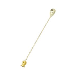 Cuillère à cocktail en métal de 30cm par le fabricant Outils de bar essentiels-Cuillères de bar - Product Image 6