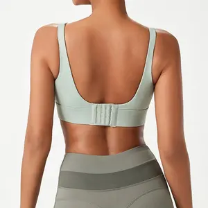Custom Summer New Style Underwear Moisture Wicking Gym Clothing Women Breathable Fitness Sport Yoga Bra