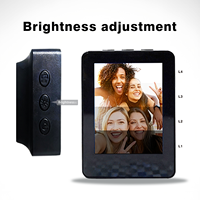 Mini Moniteur Selfie HD en Plastique pour Téléphone, Réglage de la Luminosité, Rechargeable, Conception Flexible à Clipser, Projection d'Écran Sans Fil OEM D11