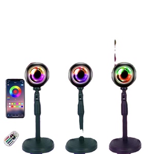 โคมไฟฉายภาพพระอาทิตย์ตกแบบขายส่ง หมุนได้ 180 องศา ชาร์จผ่าน USB โปรเจคเตอร์ LED โมเดิร์น ทำจากอะลูมิเนียม สำหรับใช้ในโรงแรม - Product Image 1