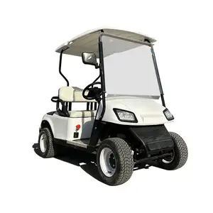 China Hot Verkoop Of Elektrisch Aangedreven 2-zits Club Auto Golfkarretjes Buggy Met Off-Road Banden En Lithium Batterij