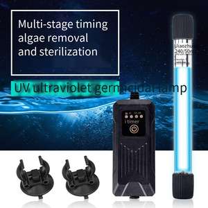 Aquarium Fish Tank <span class=keywords><strong>Lampe</strong></span> de désinfection germicide UV Acier inoxydable 5W Tension universelle Eco-Friendly Living Room Use Bags - Product Image 4