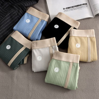 Slips pour hommes mi-taille en coton chaud sous-vêtements pour hommes pantalons sans couture confortables slips pour hommes mi-taille élastiques pour garçons/jeunes