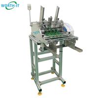 Machine d'alimentation automatique par friction pour cartes publicitaires avec unité d'impression et compteur de papier
