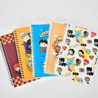 Carnet à spirale double A5 personnalisé Superman, vente en gros, pages intérieures à motif personnalisé, couverture rigide, journal de bureau et scolaire