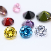Grande taille saphir blanc vert rose grenat couleur octogone coupe émeraude forme synthétique zircon cubique pierre précieuse en vrac