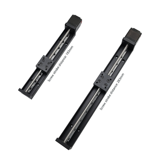 Rel Linear 50mm 100mm 150mm 200mm 250mm aktuator panggung Linear dengan rel Linear persegi meja geser Mini N11 Ema Motor Stepper - Product Image 3