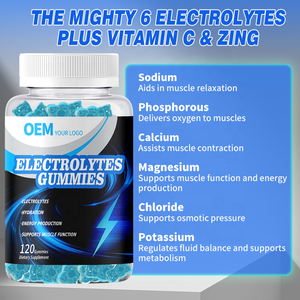 Gomitas de Electrolitos Sin Azúcar de Marca Privada OEM, Suplemento Pre-Entrenamiento, Gomitas de Creatina y Electrolitos - Product Image 3