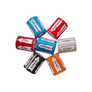 Custom Pvc Ship Pipe Id Marker Color Ribbon Arrow Marking Vinyl <b>Labels</b> <b>Sticker</b> Reflective Tape - Product Image 4
