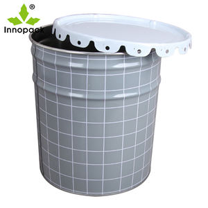 Fábrica de China, cubos de pintura de 20L, material de hojalata, cubo de metal de buena calidad con asa - Product Image 2