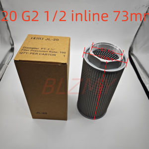 JL20 PT G2 1/2 Entrée 2.5 pouces 73mm Filtre à <span class=keywords><strong>air</strong></span> pour pompe à vortex à ventilateur régénératif - Product Image 2