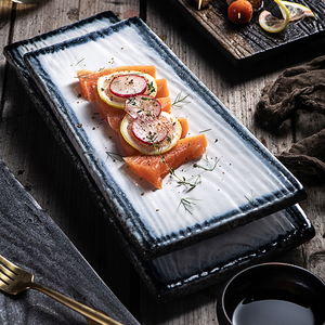 Assiettes <span class=keywords><strong>à</strong></span> sushi japonaises en céramique, plats de présentation, plateaux de service, vaisselle pour restaurants et hôtels, pour buffet et barbecue - Product Image 4