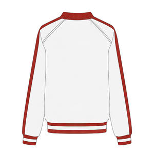 Giacca Rossa Personalizzata Zeta Phi Beta in Piccole Quantità |   Confraternita ZPB con Logo Ricamato |   Abbigliamento Esterno Greco Elegante - Product Image 2