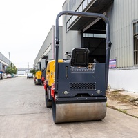 Mini compacteur dynamique de vibrateur de petit rouleau de route nouveau compacteur de rouleau de tambour simple de 1 tonne 3 tonnes vente pas cher