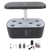 Système hydroponique et aquaponique électronique pour petits pots de plantes et légumes d'intérieur