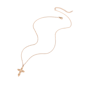 Wholesale Gold Plated Stainless Steel Link Chain Infinity Cross Pendant Necklace <strong>Best</strong> Wishes to Bless <strong>Mum</strong> As Mother's Day Gift - Product Image 3
