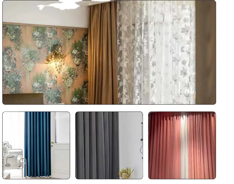 PrinceDeco Primitive Textured Linen 100% Blackout Curtains for Bedroom/Living Room Energy Saving Window Treatment Curtain Drapes