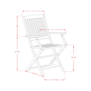 Set Bistrot Pieghevole in Legno di Acacia, 3 Pezzi, Tavolo e Sedie <span class=keywords><strong>da</strong></span> Esterno per <span class=keywords><strong>Balcone</strong></span>, Giardino, Portico, Salvaspazio, Resistente alle Intemperie - Product Image 3