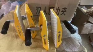 Sande Abrazadera de losa de piedra de doble mano Abrazadera de elevación de mármol de granito resistente Venta Levantador de losa de granito - Product Image 2