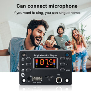 VIRE 12V/5V Car Audio DIY Módulo DE REPRODUCTOR DE MP3 Lossless <span class=keywords><strong>Bluetooth</strong></span> MP3 Placa decodificadora de audio con interfaz de micrófono - Product Image 3