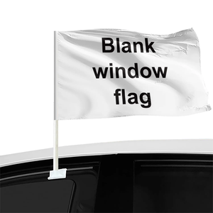 Khuyến Mại Thiết Kế Trực Tuyến Tùy Chỉnh Xe Hood Cờ Biểu Ngữ 100% Polyester Hai Mặt Tùy Chỉnh Trống Cửa Sổ Cờ - Product Image 1